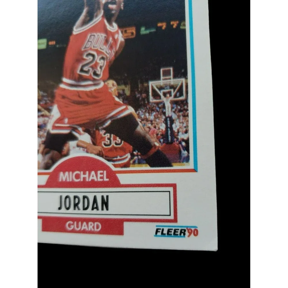 2X MICHAEL JORDAN NBA Hoops 89 AllStar Game #21 & 90-91 Fleer #26 Chicago Bulls